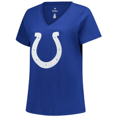 Tyler Warren Indianapolis Colts Women's Plus Size Name & Number V-Neck T-Shirt - Royal cheap