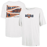 Chicago Bears '47 Women's Bow & Banner Sadie T-Shirt - White on sale