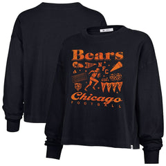 Chicago Bears '47 Women's Team Collage Sydney Long Sleeve T-Shirt - Navy for sale