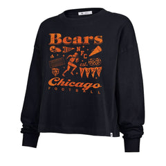 Chicago Bears '47 Women's Team Collage Sydney Long Sleeve T-Shirt - Navy for sale