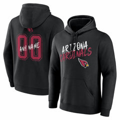 Arizona Cardinals Hustle Personalized Name & Number Hoodie - Black discount