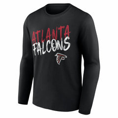 Atlanta Falcons Hustle Personalized Name & Number Long Sleeve T-Shirt - Black cheap