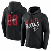 Atlanta Falcons Hustle Personalized Name & Number Hoodie - Black outlet