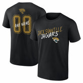 Jacksonville Jaguars Hustle Personalized Name & Number T-Shirt - Black outlet