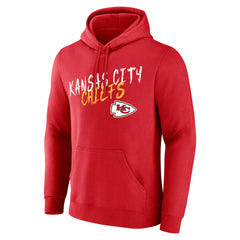 Kansas City Chiefs Hustle Personalized Name & Number Hoodie - Red on sale
