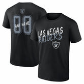 Las Vegas Raiders Hustle Personalized Name & Number T-Shirt - Black cheap