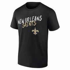 New Orleans Saints Hustle Personalized Name & Number T-Shirt - Black discount