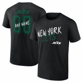 New York Jets Hustle Personalized Name & Number T-Shirt - Black sale