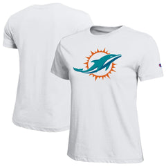 Miami Dolphins Champion Women's Logo T-Shirt - White discount