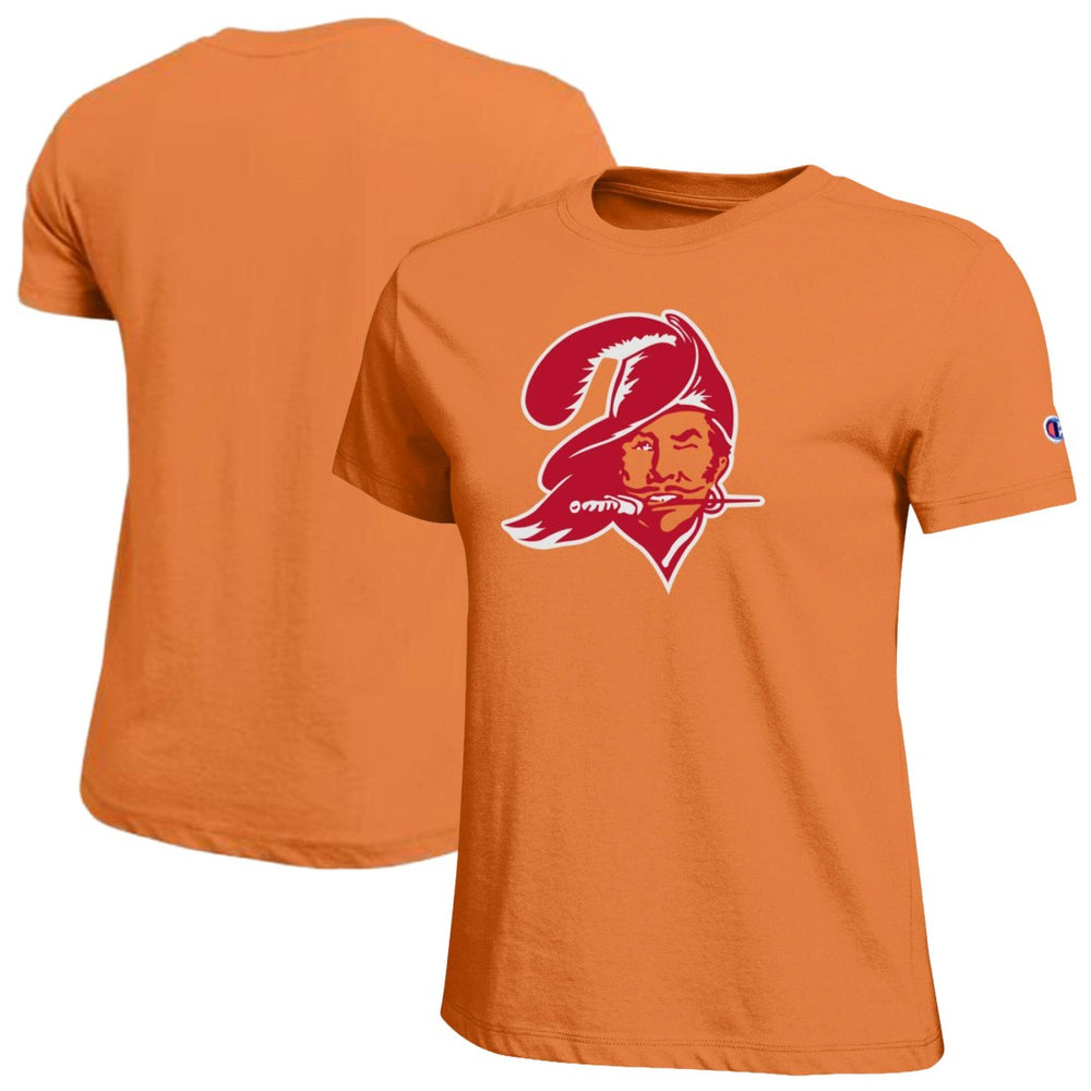 Tampa Bay Buccaneers Champion Women's Logo T-Shirt - Orange cheap