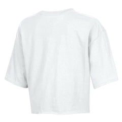 Minnesota Vikings Champion Women's Boyfriend Cropped T-Shirt - White on sale