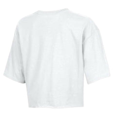 Houston Texans Champion Women's Boyfriend Cropped T-Shirt - White sale