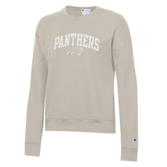 Carolina Panthers Champion Women's Powerblend Cocoa Butter Fleece Sweatshirt - Light Brown cheap
