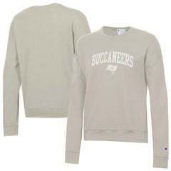 Tampa Bay Buccaneers Champion Women's Powerblend Cocoa Butter Fleece Sweatshirt - Light Brown discount