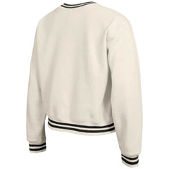 Carolina Panthers Champion Women's Reverse Weave Fleece Sweatshirt - Cream sale