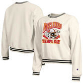Tampa Bay Buccaneers Champion Women's Reverse Weave Fleece Sweatshirt - Cream for sale