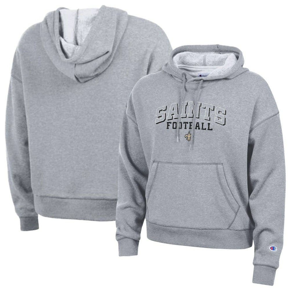 New Orleans Saints Champion Women's Triumph Tri-Blend Hoodie - Gray cheap
