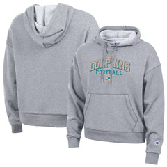 Miami Dolphins Champion Women's Triumph Tri-Blend Hoodie - Gray cheap