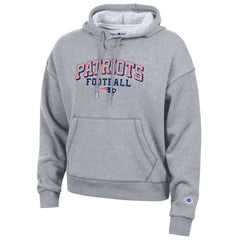New England Patriots Champion Women's Triumph Tri-Blend Hoodie - Gray for sale
