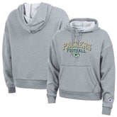 Green Bay Packers Champion Women's Triumph Tri-Blend Hoodie - Gray for sale