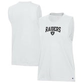 Las Vegas Raiders Champion Women's Muscle Tank Top - White sale