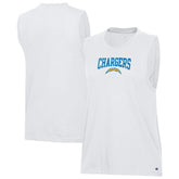 Los Angeles Chargers Champion Women's Muscle Tank Top - White for sale