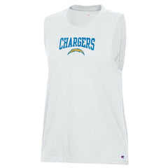 Los Angeles Chargers Champion Women's Muscle Tank Top - White for sale