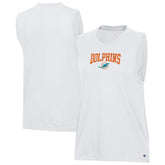 Miami Dolphins Champion Women's Muscle Tank Top - White online
