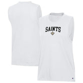 New Orleans Saints Champion Women's Muscle Tank Top - White discount