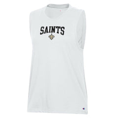 New Orleans Saints Champion Women's Muscle Tank Top - White discount