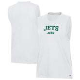 New York Jets Champion Women's Muscle Tank Top - White cheap