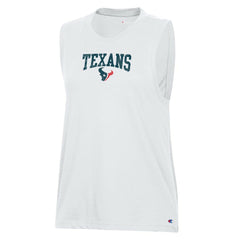 Houston Texans Champion Women's Muscle Tank Top - White discount