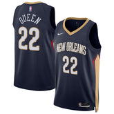 Derik Queen New Orleans Pelicans Unisex Swingman Jersey - Icon Edition - Navy | Nike for sale