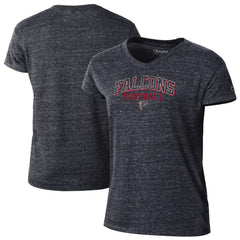 Atlanta Falcons Champion Women's Triumph Tri-Blend V-Neck T-Shirt - Black cheap