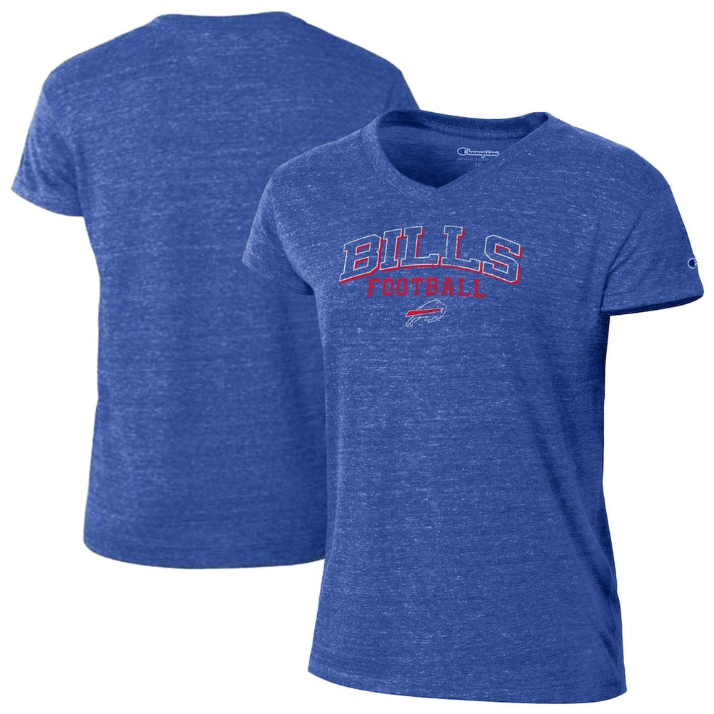 Buffalo Bills Champion Women's Triumph Tri-Blend V-Neck T-Shirt - Royal on sale