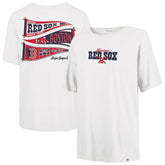 Boston Red Sox Women's Bow & Banner Sadie T-Shirt - Sand | 47 brand