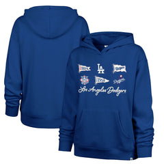 Los Angeles Dodgers Women's Bow & Banners Naomi Hoodie - Royal | 47 brand