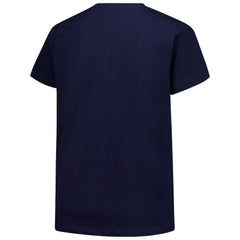 Chicago Bears Women's Plus Size Arch Over Logo V-Neck T-Shirt - Navy cheap
