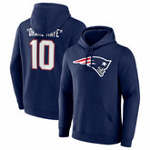 Drake Maye New England Patriots Nickname Hoodie - Navy on sale
