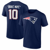 Drake Maye New England Patriots Nickname T-Shirt - Navy discount