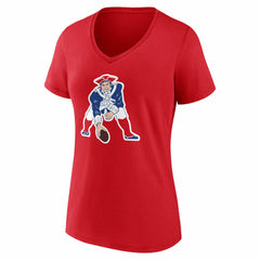 Drake Maye New England Patriots Women's Nickname V-Neck T-Shirt - Red for sale