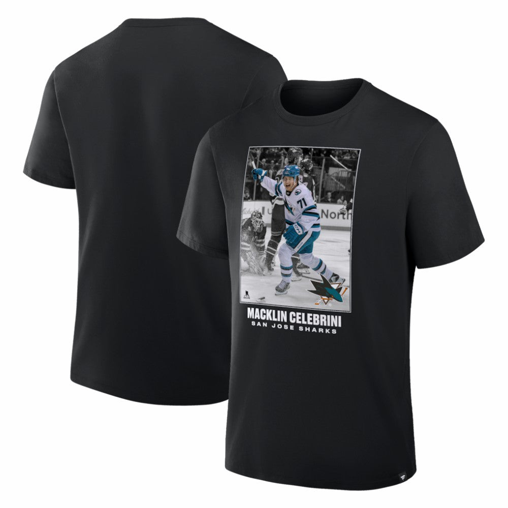 Macklin Celebrini San Jose Sharks NHL Moments Legacy T-Shirt Black