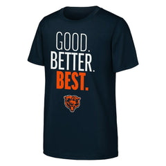 Chicago Bears Outerstuff Youth Good. Better. Best. T-Shirt - Navy outlet