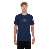 Los Angeles Dodgers 2026 Gold Collection Logo & Patch T-Shirt - Navy | New Era