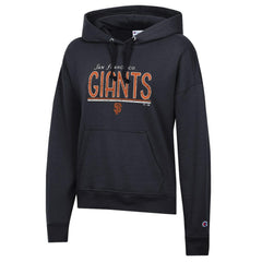 San Francisco Giants Champion Women's Vintage Powerblend Hoodie - Black