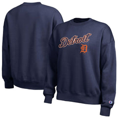 Detroit Tigers Champion Women's All-Star Sweatshirt - Athletic Navy