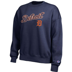 Detroit Tigers Champion Women's All-Star Sweatshirt - Athletic Navy