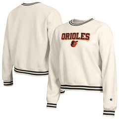 Baltimore Orioles Champion Women's Reverse Weave Sweatshirt - Cream