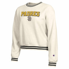 San Diego Padres Champion Women's Reverse Weave Sweatshirt - Cream