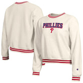 Philadelphia Phillies Champion Women's Reverse Weave Sweatshirt - Cream